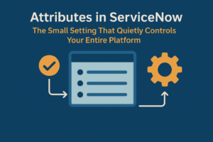 Attributes in ServiceNow