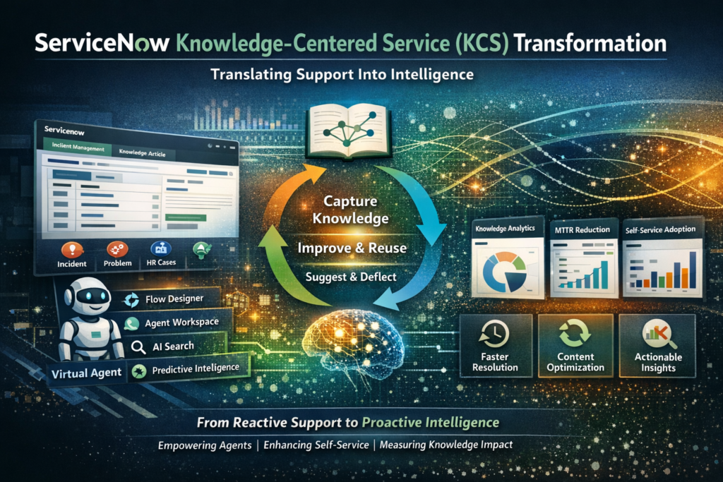 ServiceNow Knowledge-Centered