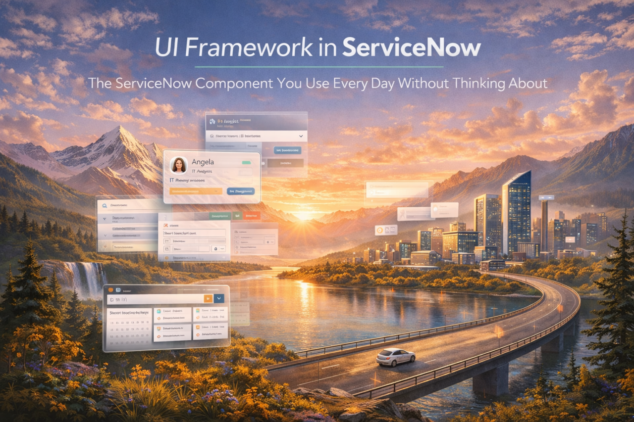 UI Framework in ServiceNow - Inabia Software & Consulting Inc
