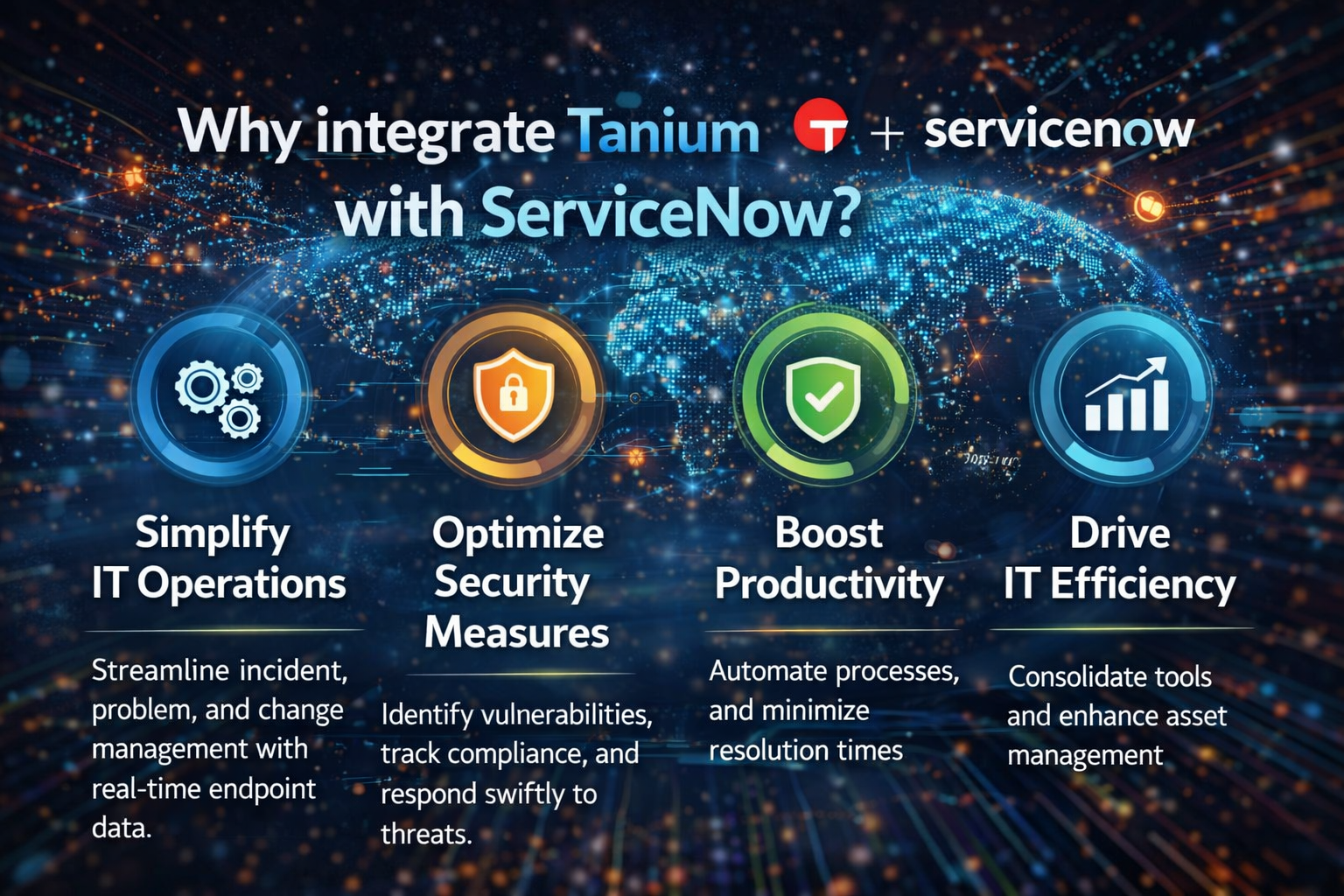 Why integrate Tanium with ServiceNow
