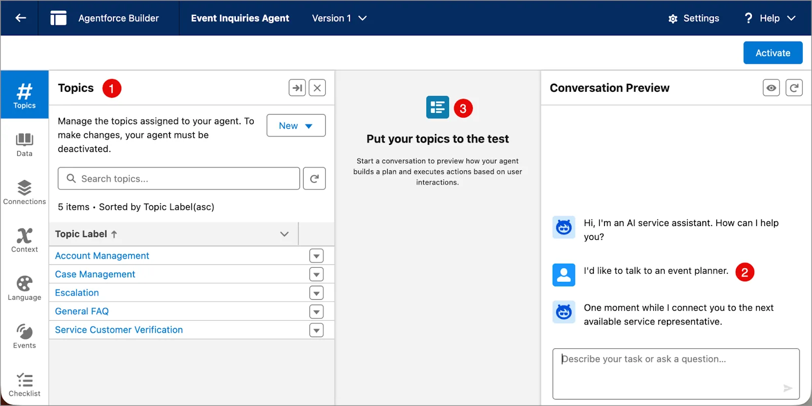 right Agent Setup