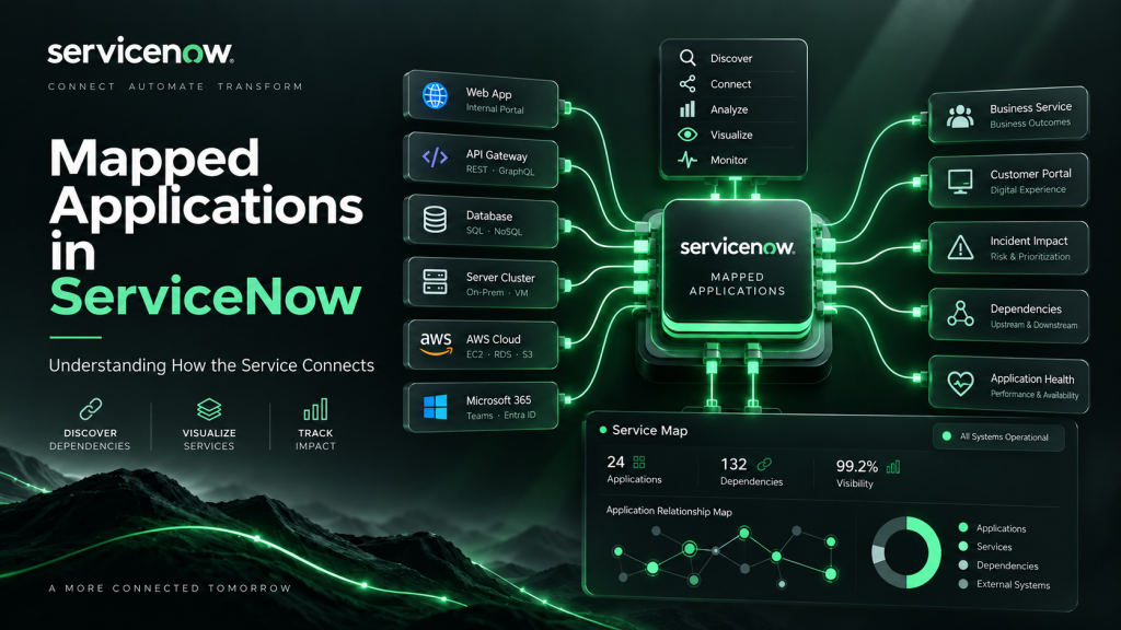 Mapped Applications in ServiceNow - Understanding How the Service Connects