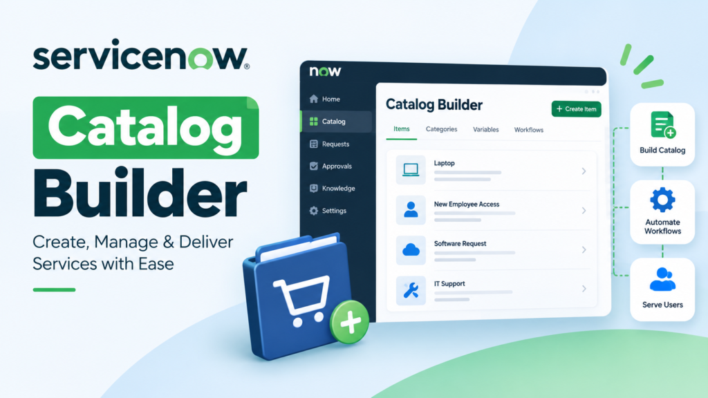 Catalog Builder in ServiceNow